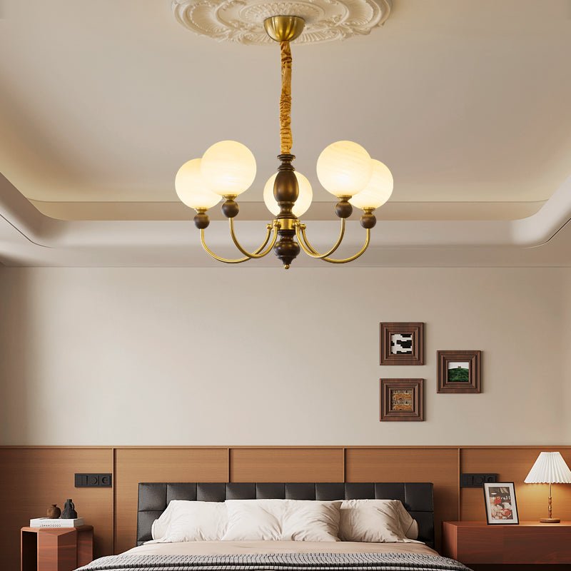 Syvineth lampadario Premium Nordic Orbital in legno