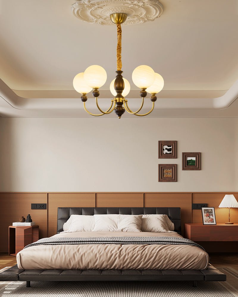Syvineth lampadario Premium Nordic Orbital in legno