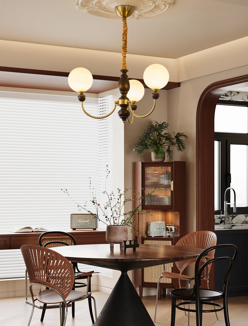 Syvineth lampadario Premium Nordic Orbital in legno