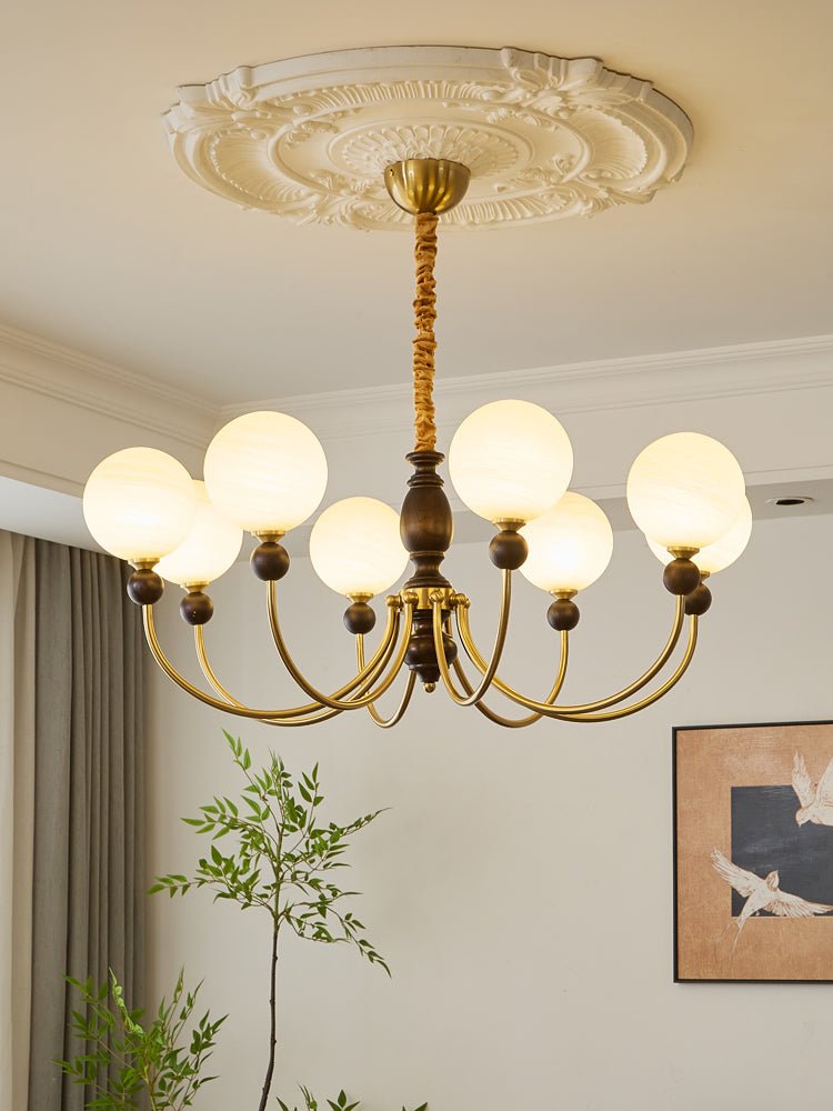 Syvineth lampadario Premium Nordic Orbital in legno