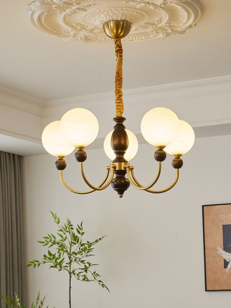 Syvineth lampadario Premium Nordic Orbital in legno