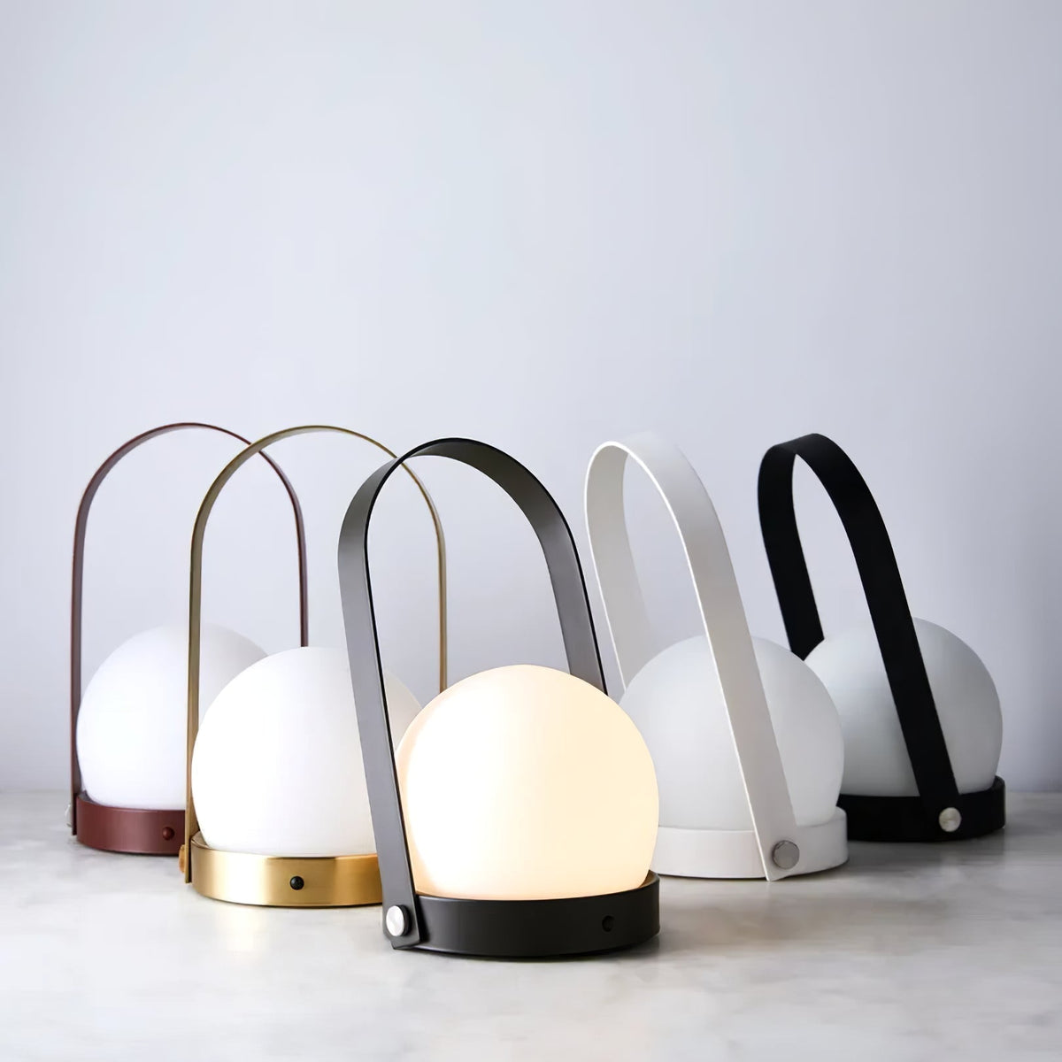 Zenon lampada da tavolo in vetro minimalista