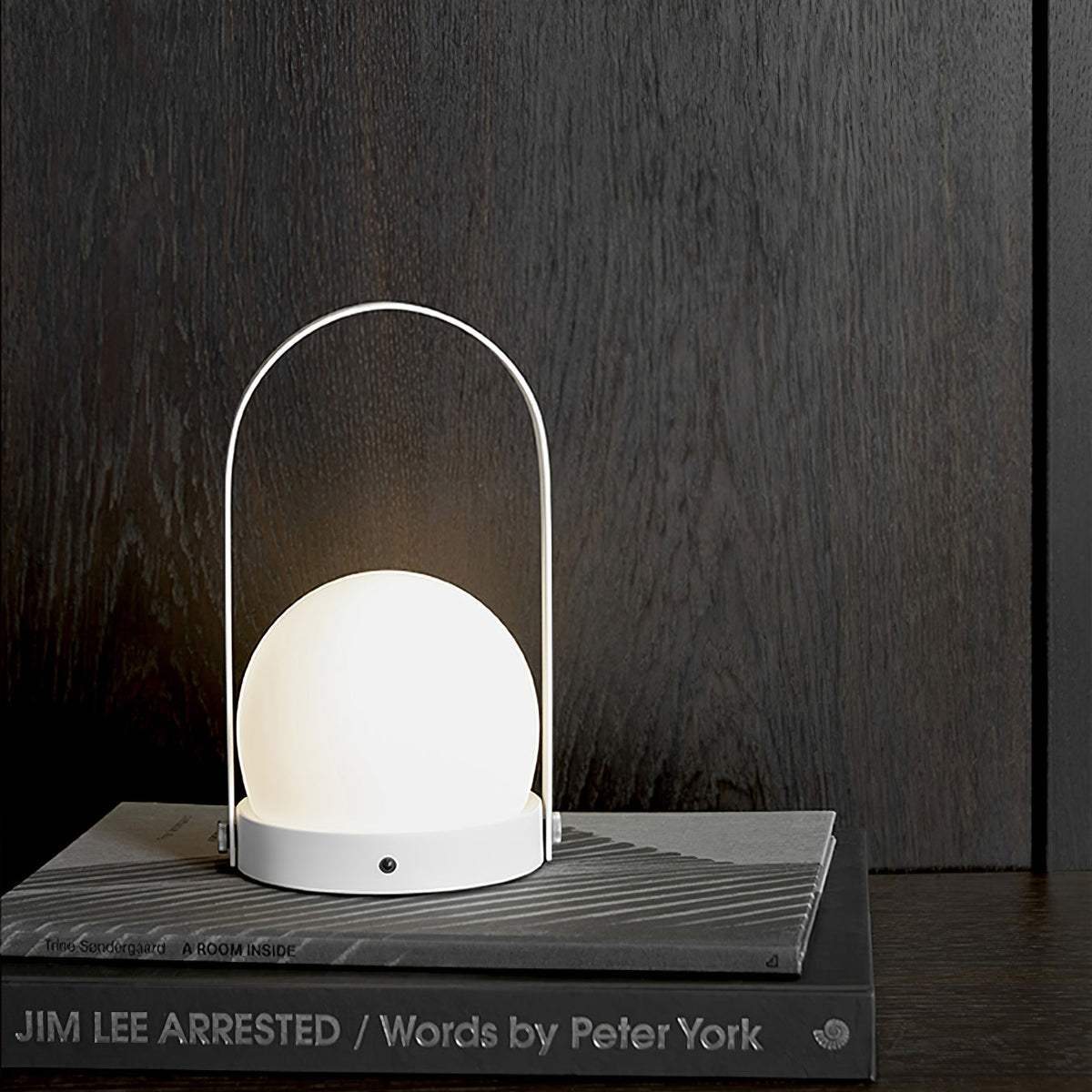 Zenon lampada da tavolo in vetro minimalista