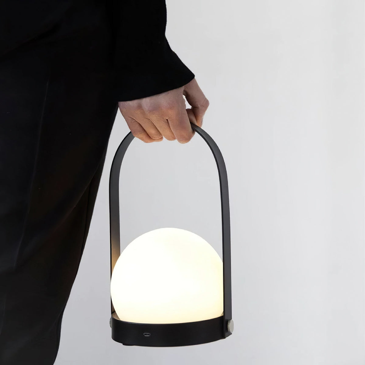 Zenon lampada da tavolo in vetro minimalista