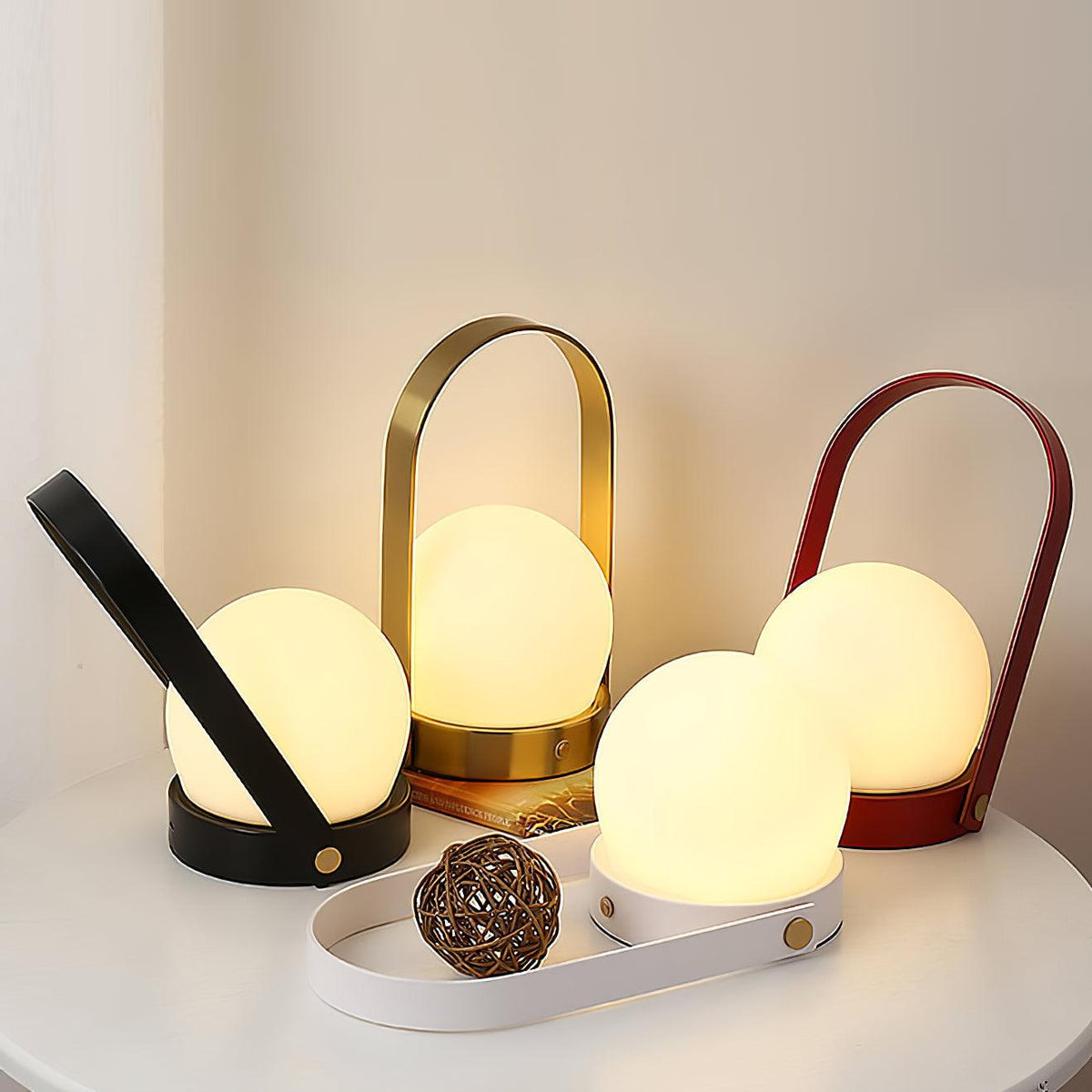 Zenon lampada da tavolo in vetro minimalista