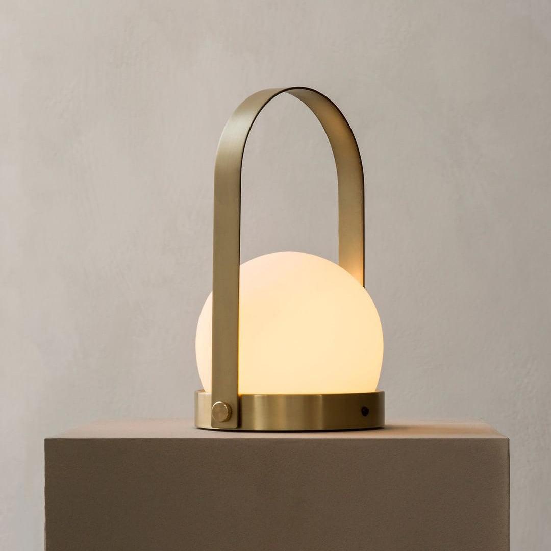 Zenon lampada da tavolo in vetro minimalista