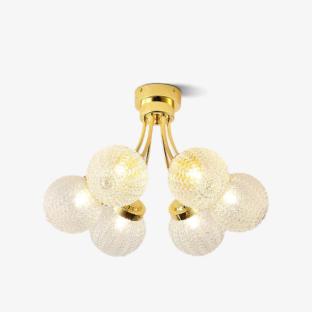 Quve lampada da soffitto in vetro