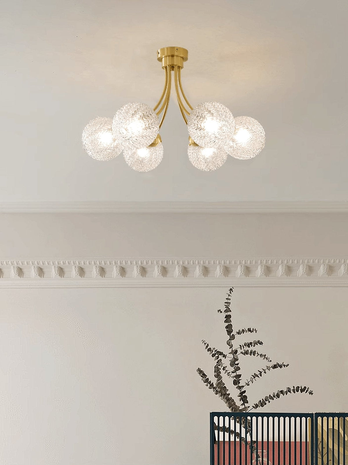 Quve lampada da soffitto in vetro