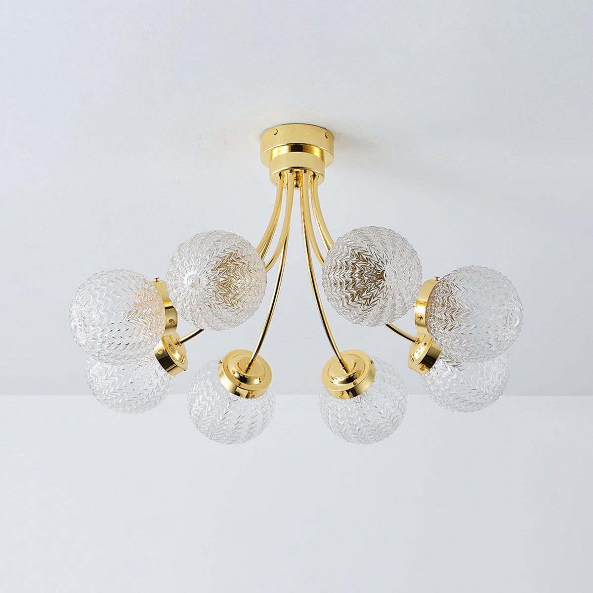 Quve lampada da soffitto in vetro