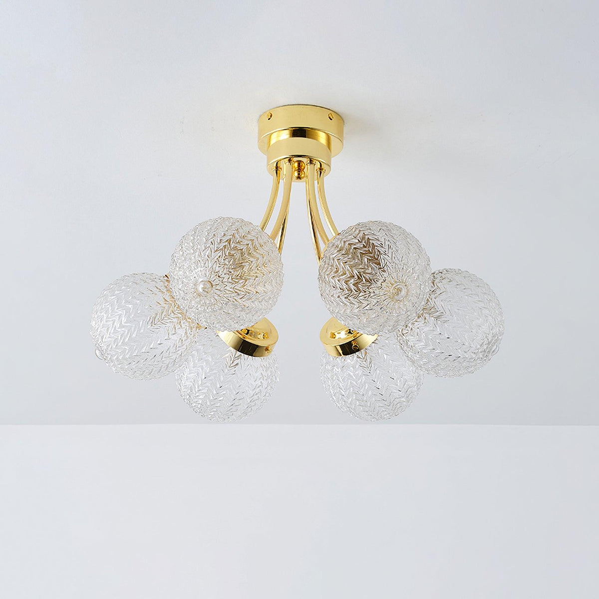 Quve lampada da soffitto in vetro