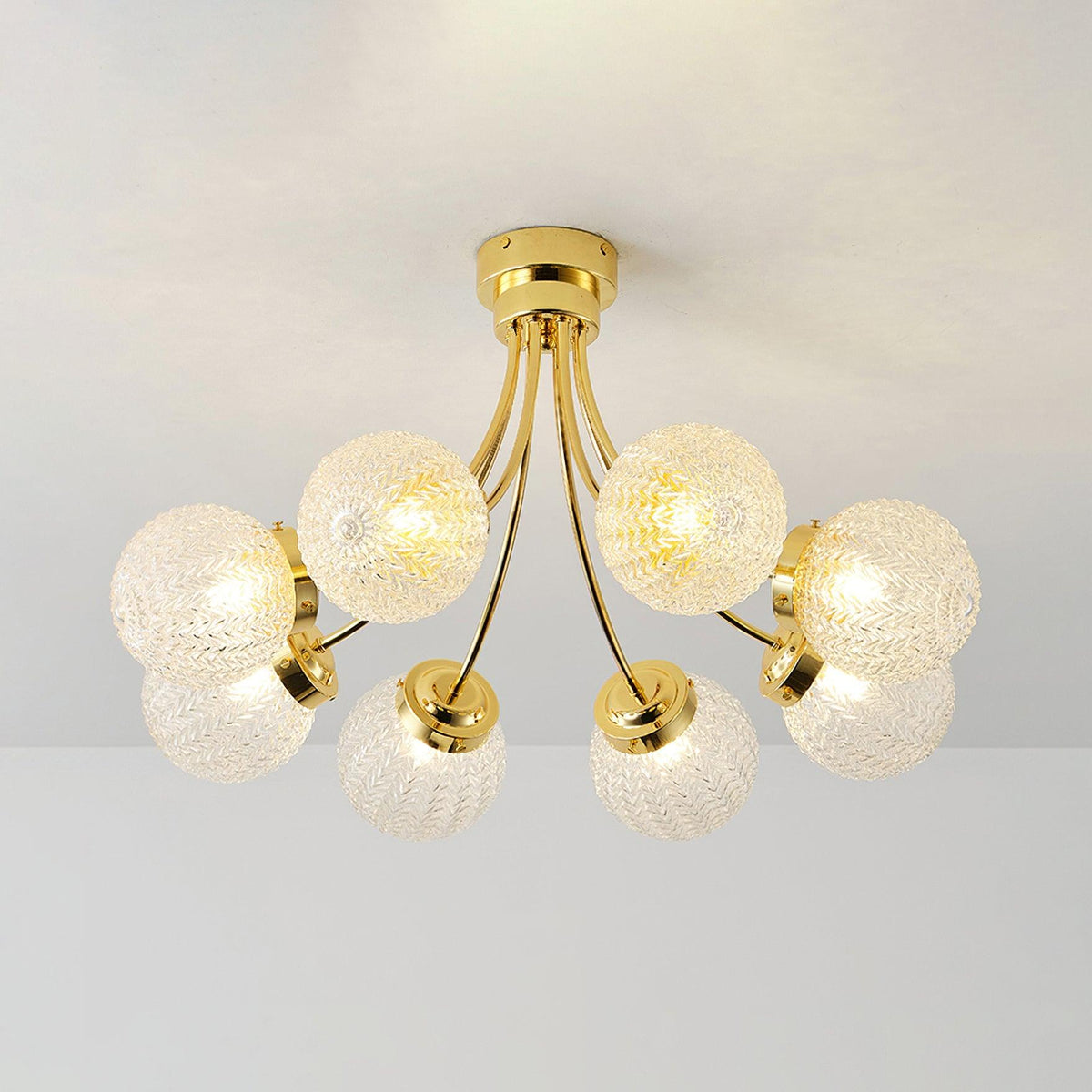 Quve lampada da soffitto in vetro