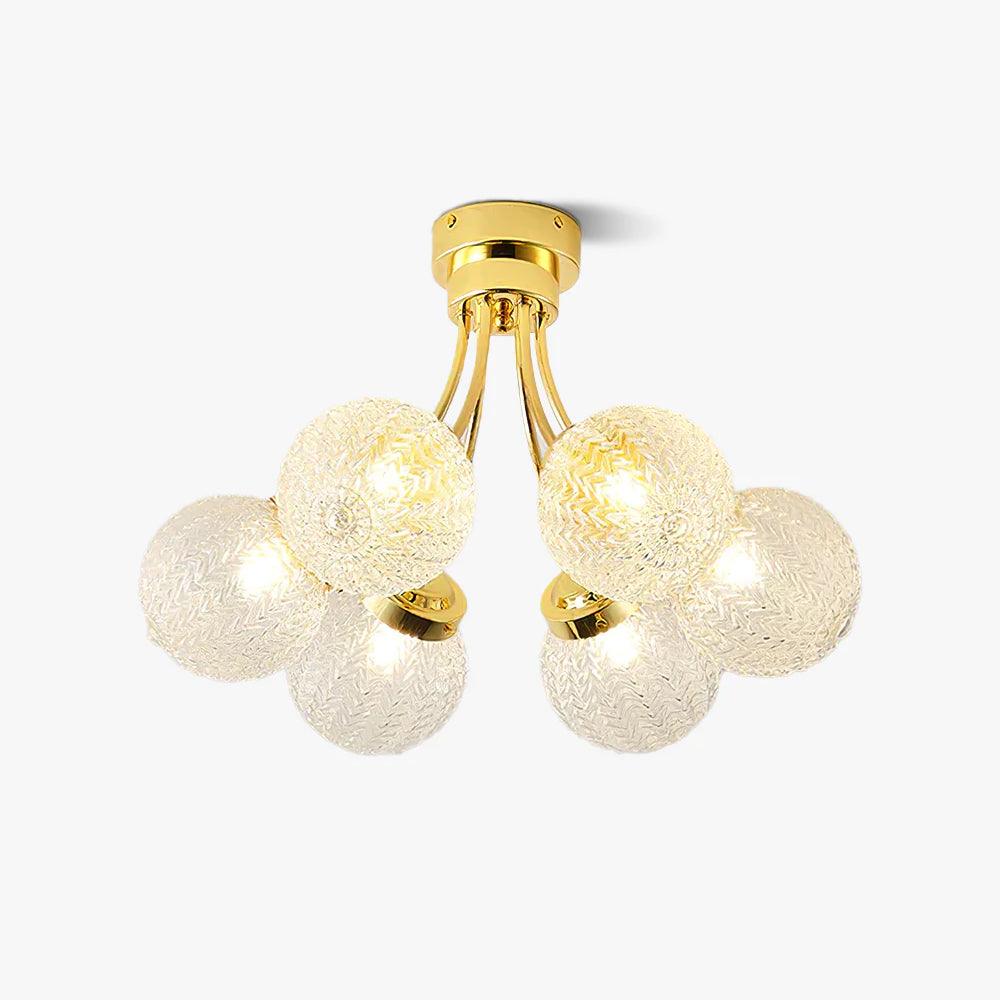 Quve lampada da soffitto in vetro