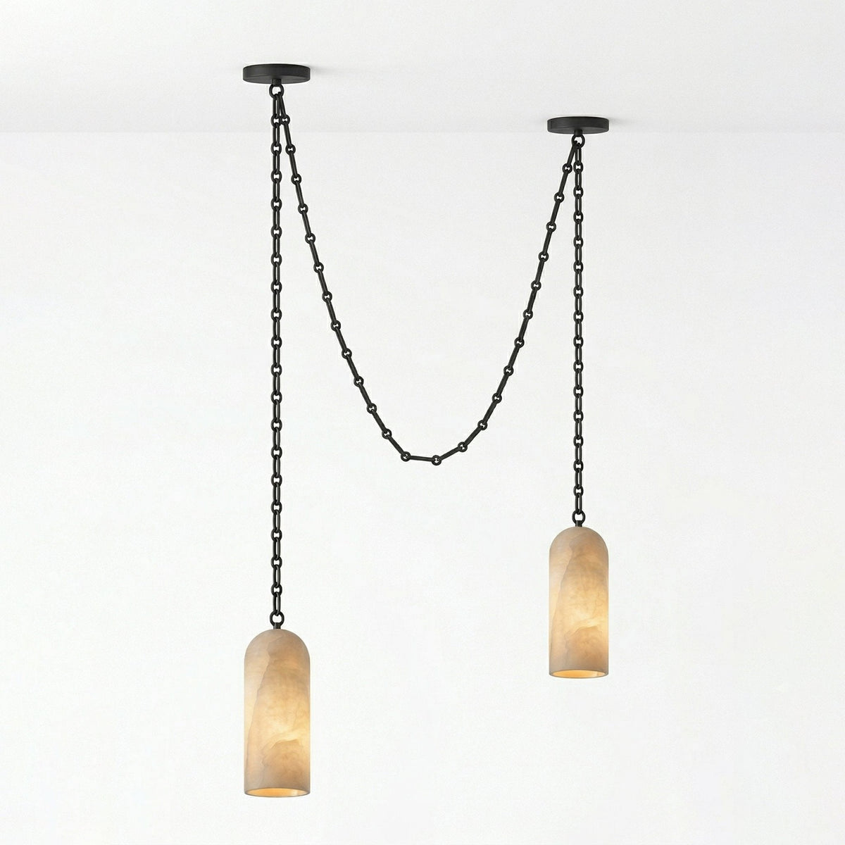 Auberon lampadario a Catena Cascante in Capsula