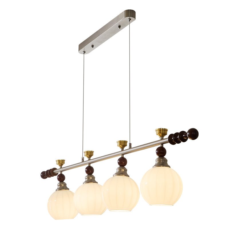 Otheia Eleganza vintage lineare in legno lampada a sospensione