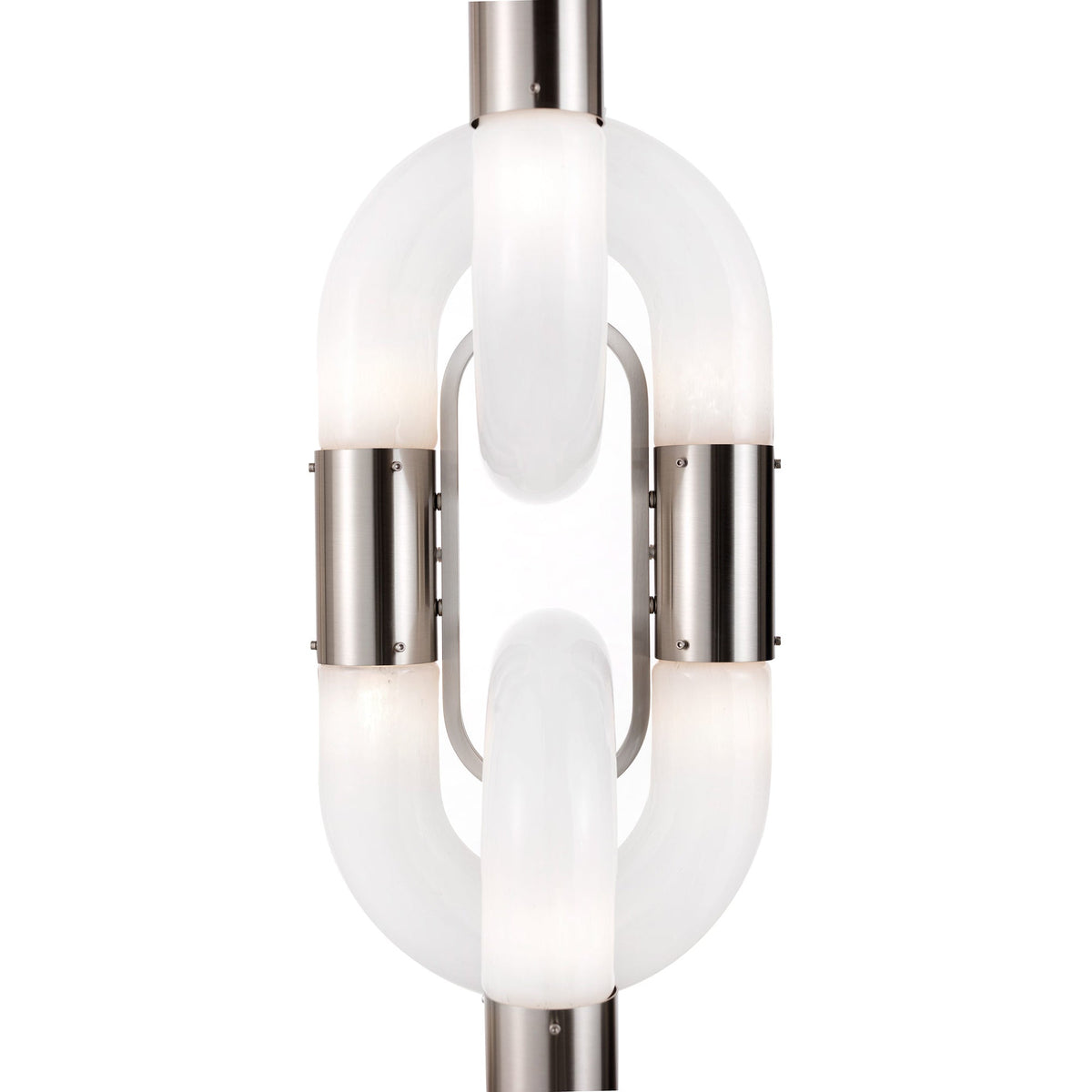 Lampada a sospensione in acciaio inox moderno a catena