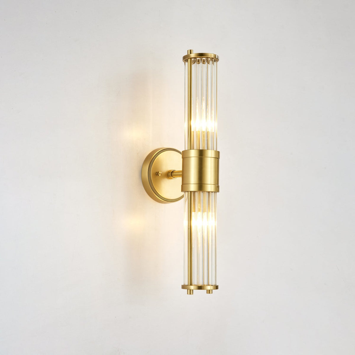 Vevenisra lampada da parete in vetro Art Nordico Cilindrica