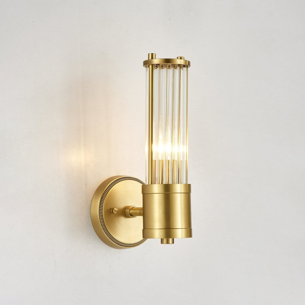 Vevenisra lampada da parete in vetro Art Nordico Cilindrica