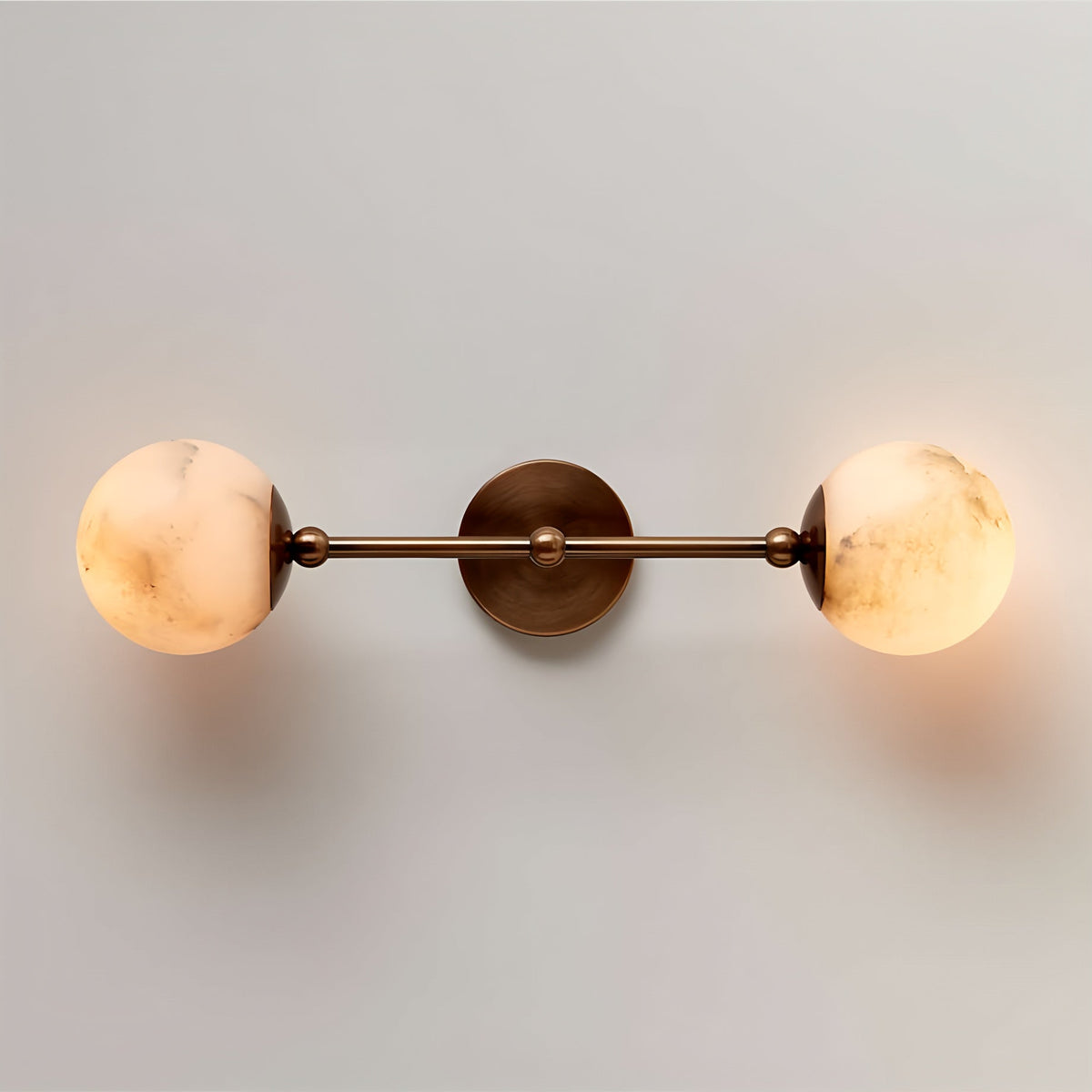 Avenisenne Twobody Celestial Doppia applique in alabastro