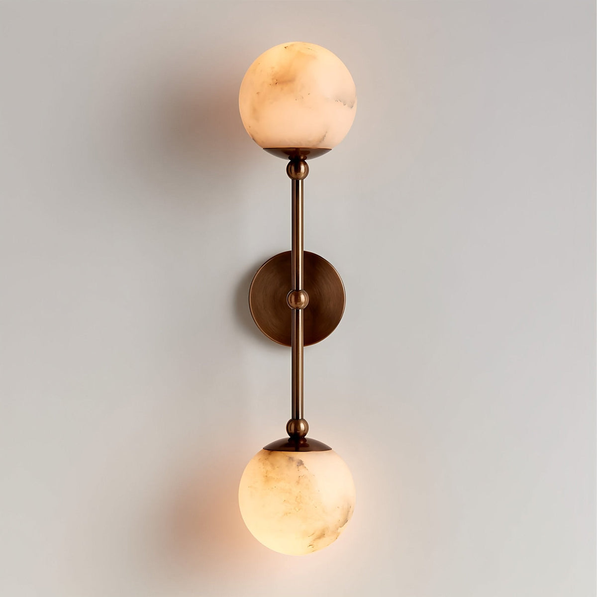 Avenisenne Twobody Celestial Doppia applique in alabastro