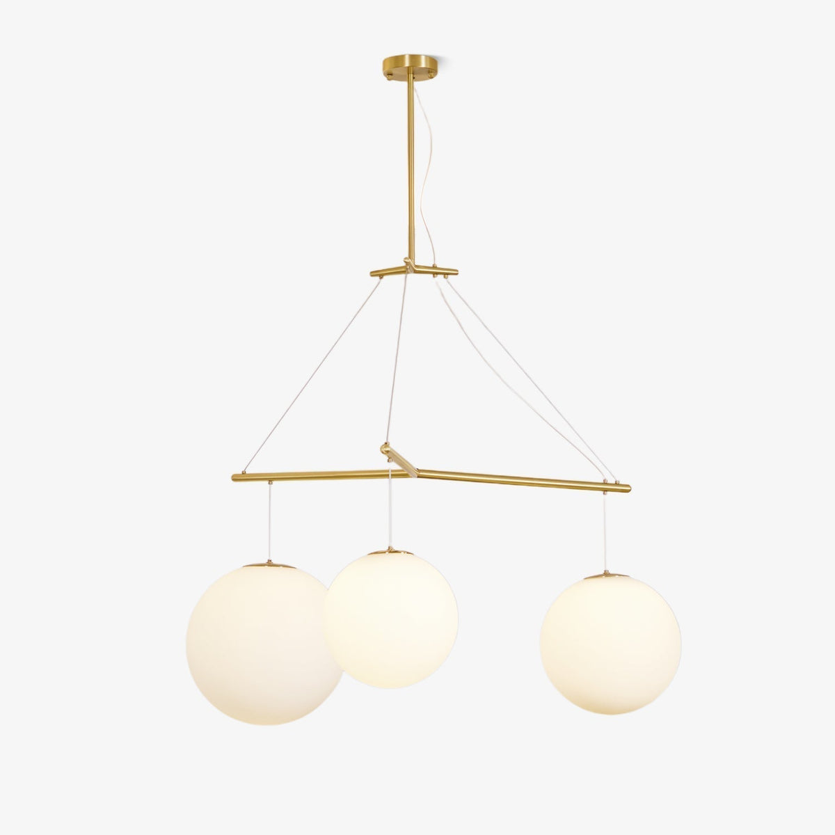 Triad lampada a sospensione in vetro minimalista