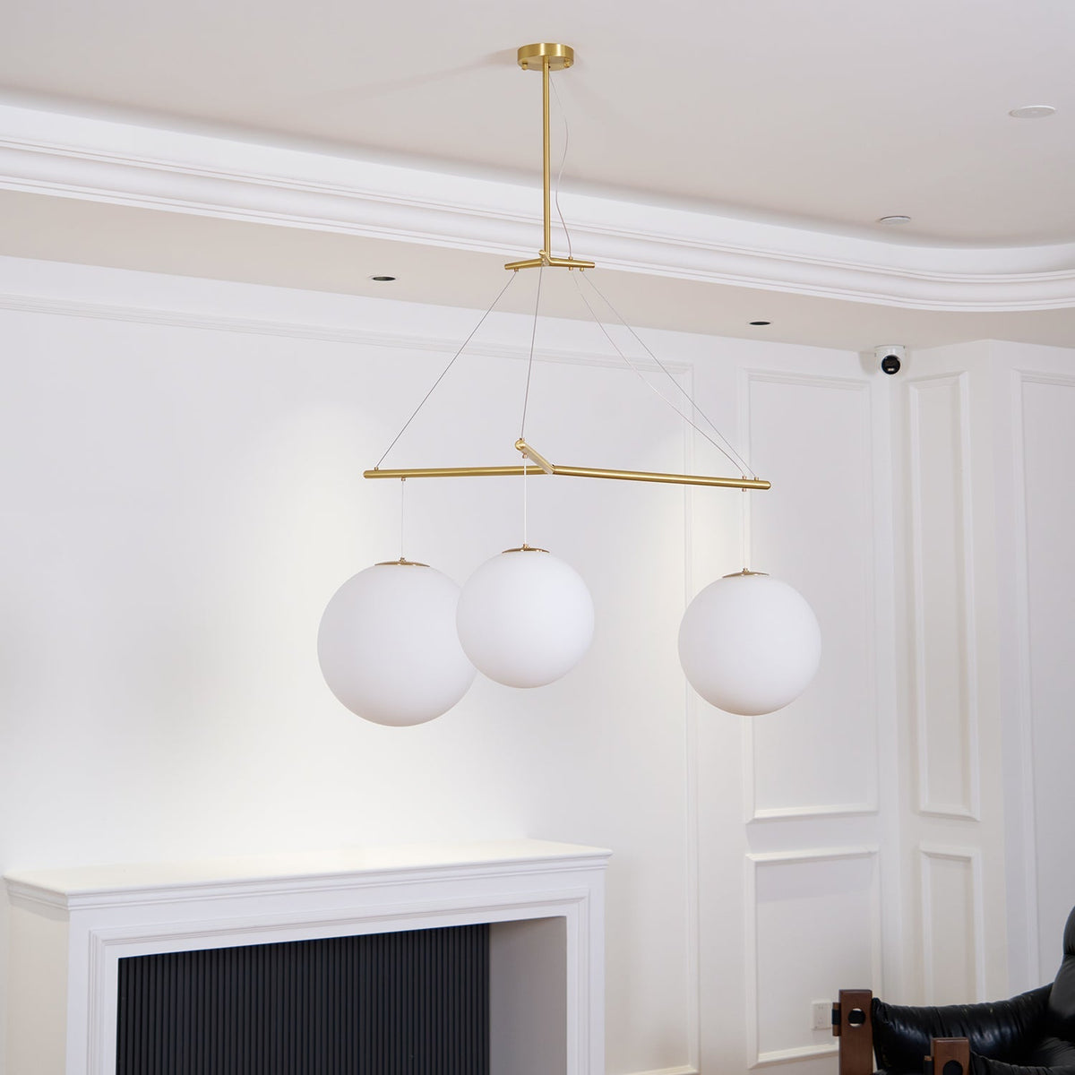 Triad lampada a sospensione in vetro minimalista