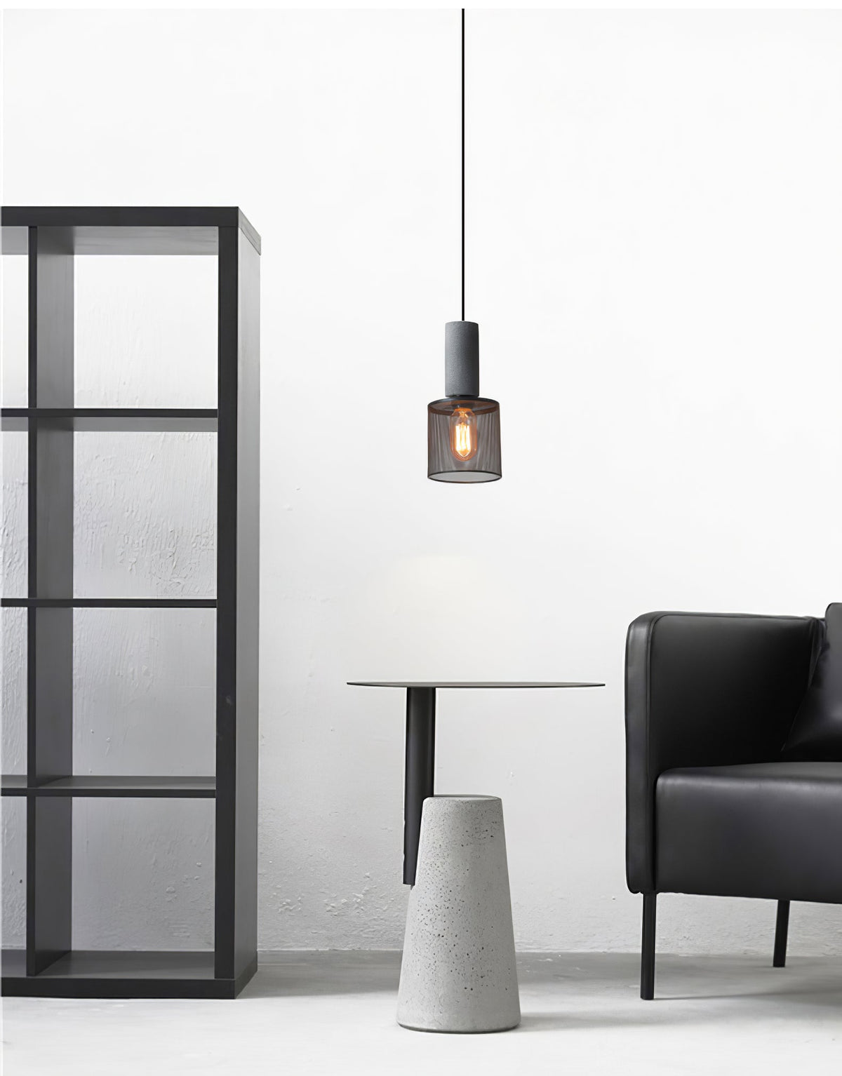 Lumeraine lampada a sospensione in Cemento Grigio