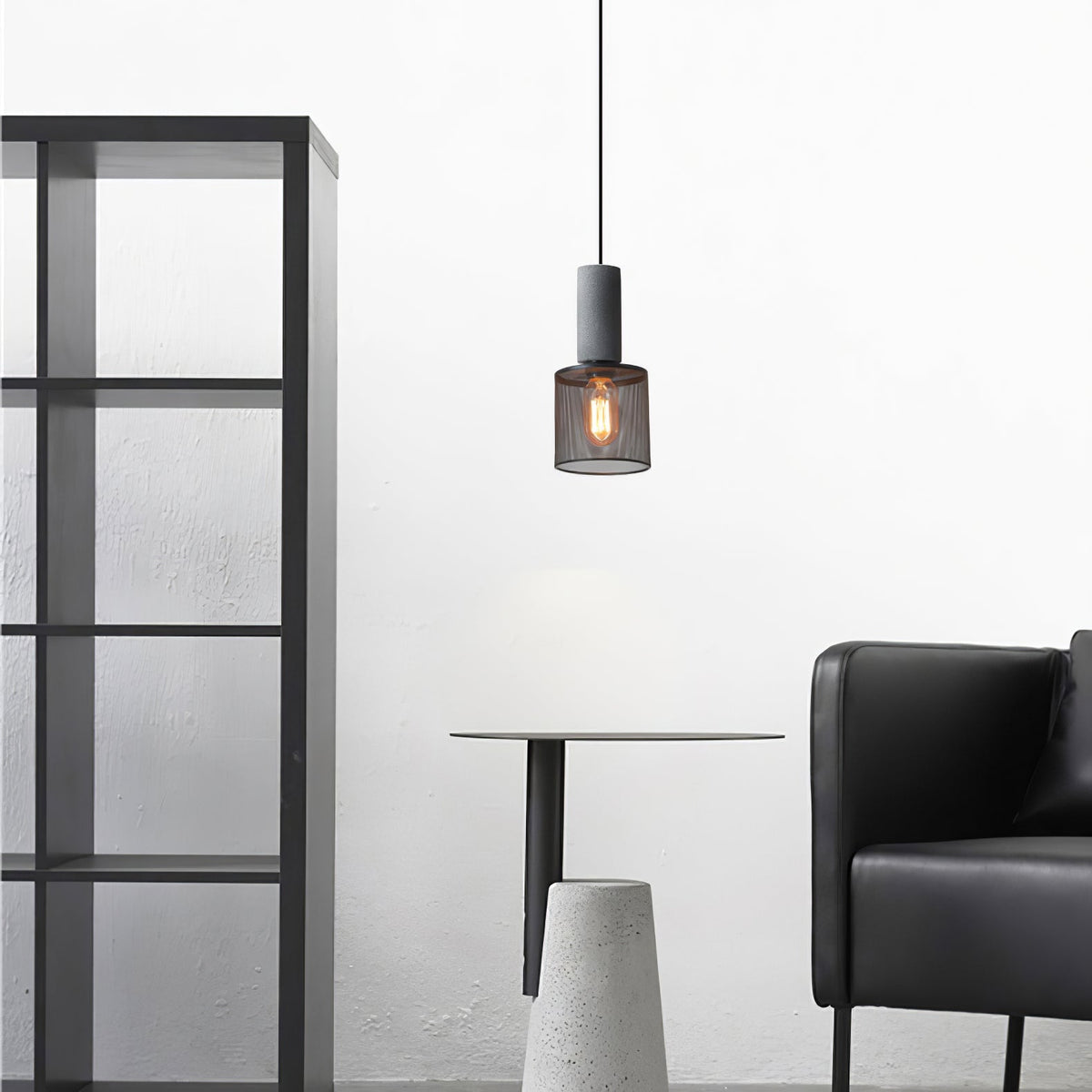 Lumeraine lampada a sospensione in Cemento Grigio