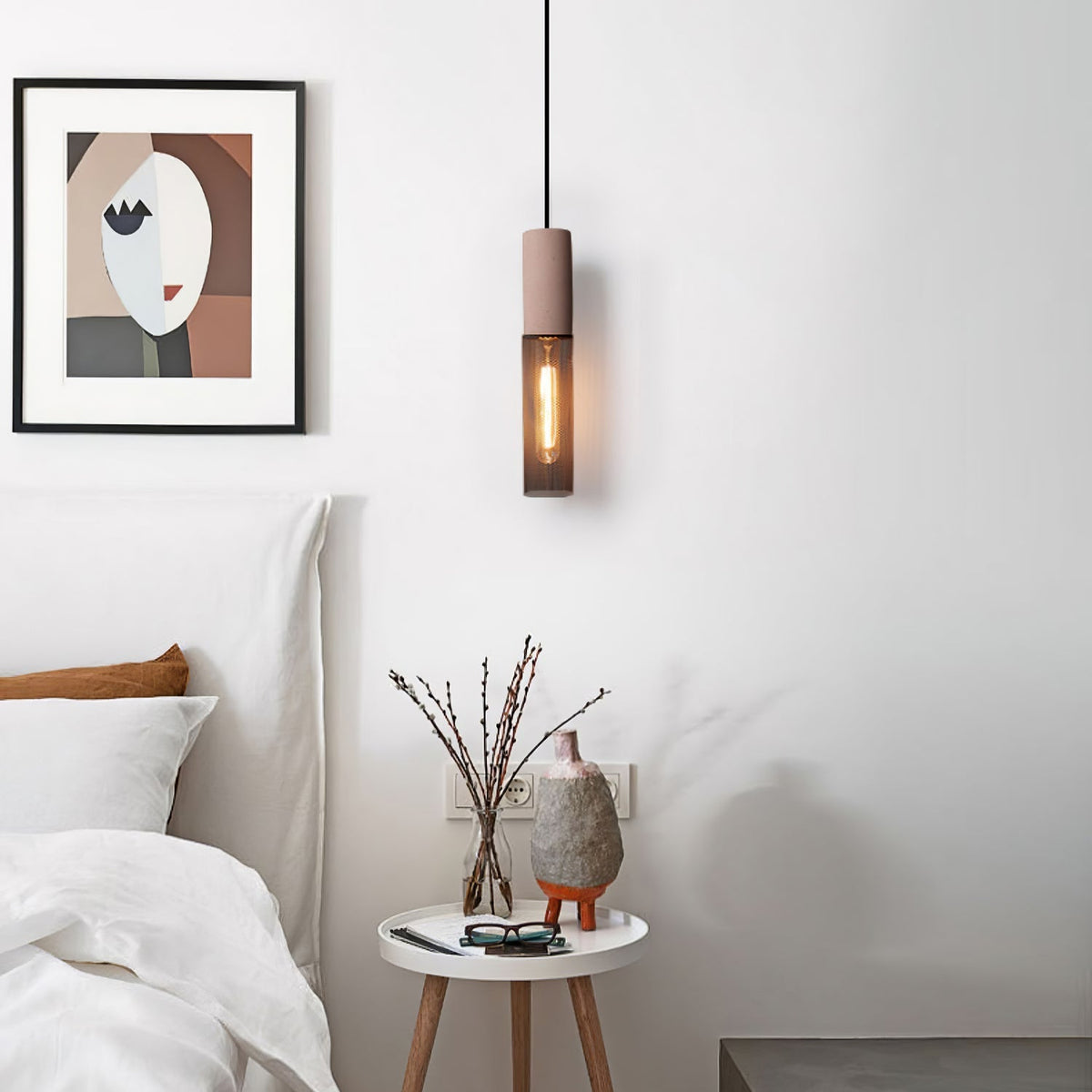 Lumeraine lampada a sospensione in Cemento Grigio