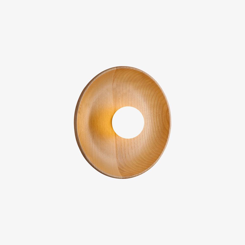 Sirixa lampada da parete in vetro e legno moderno minimalista