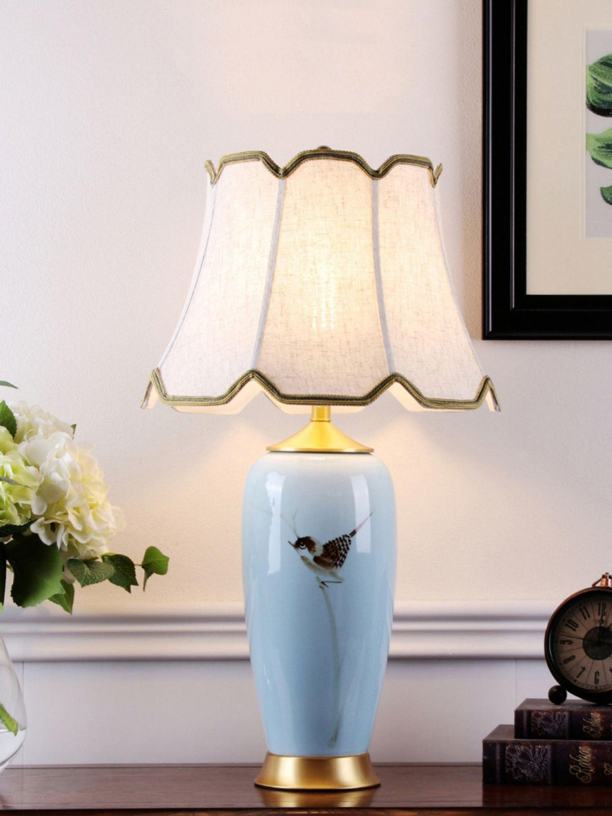 Sparrow lampada da tavolo in Ceramica Orientale