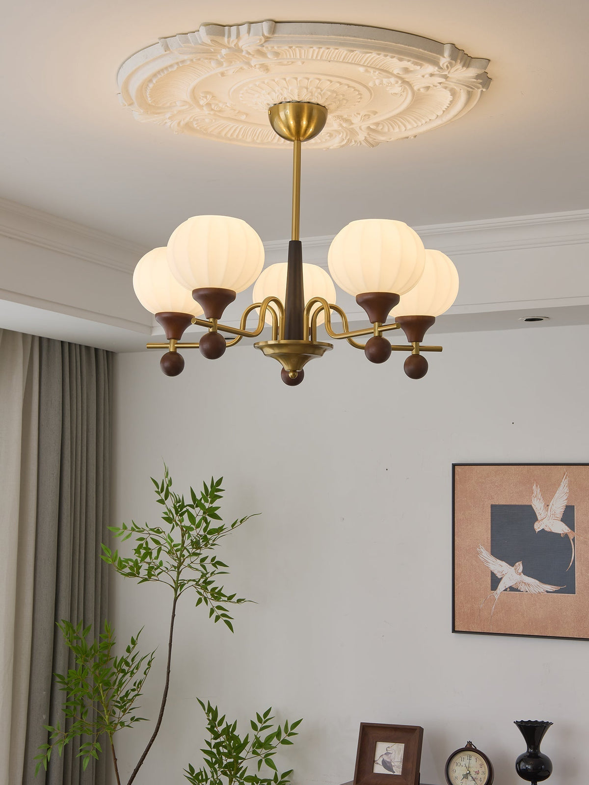 Anorionis lampadario in legno Premium Tradizionale