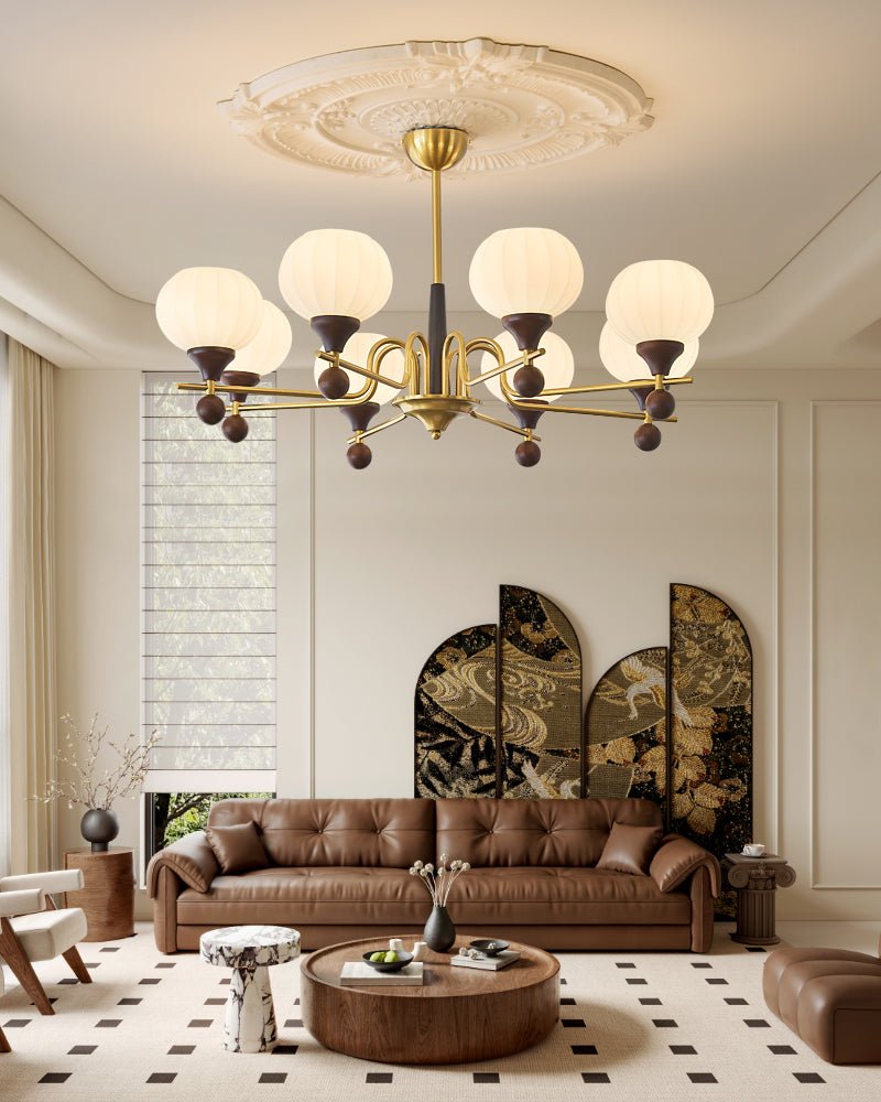 Anorionis lampadario in legno Premium Tradizionale