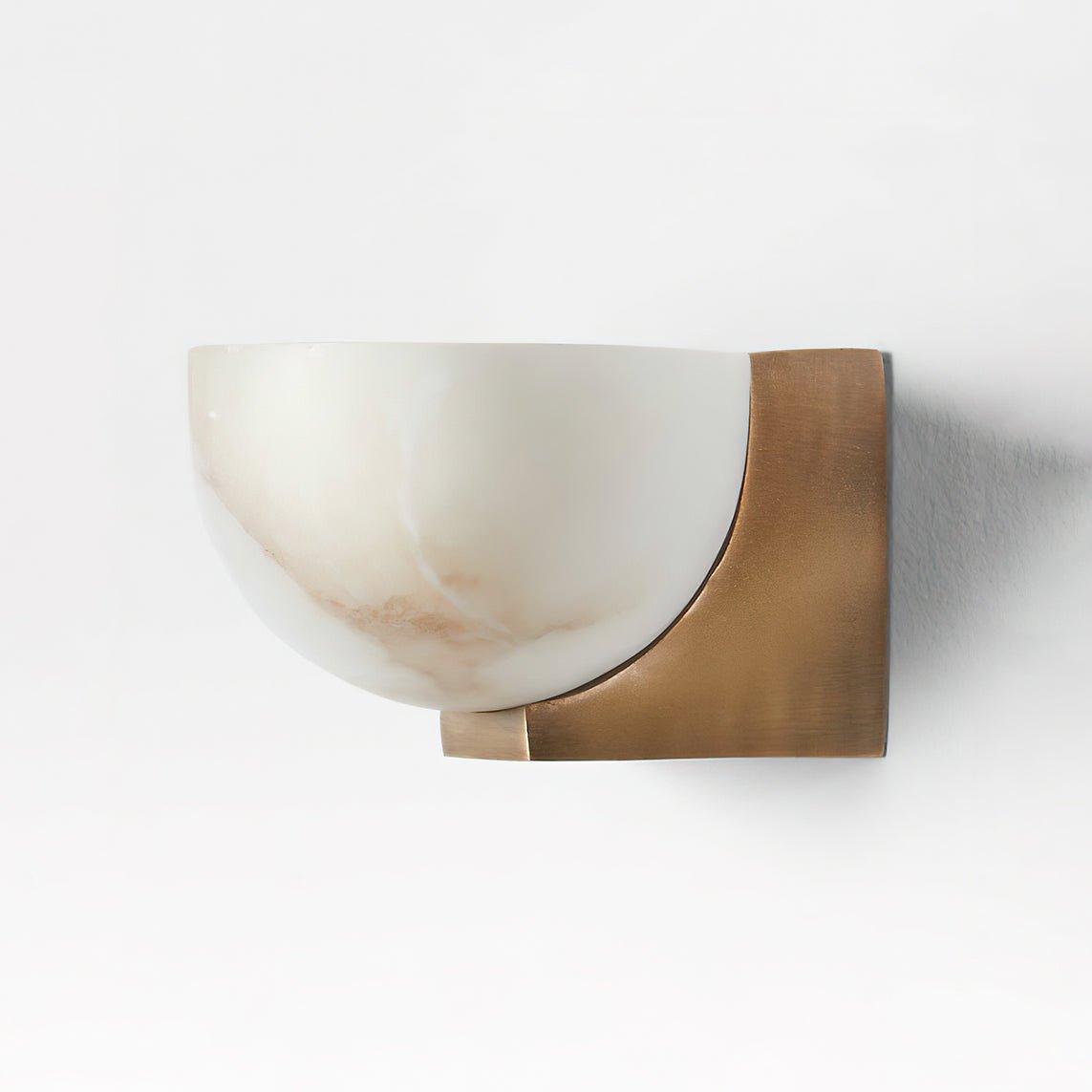 Corvina Bowl alabastro lampada da parete