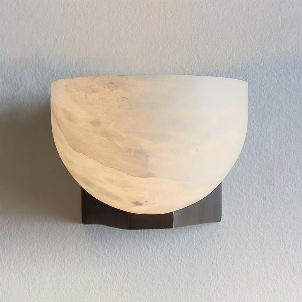 Corvina Bowl alabastro lampada da parete