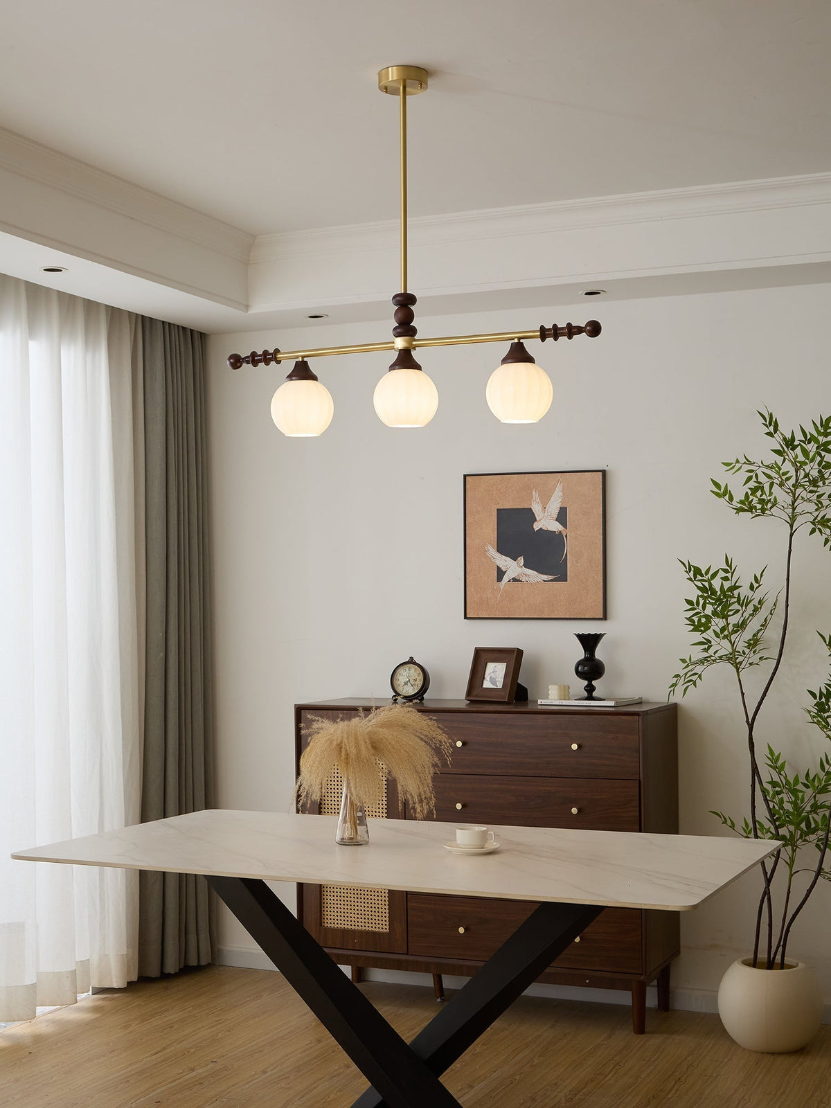 Vosole lampadario Eleganza Tradizionale vintage in legno