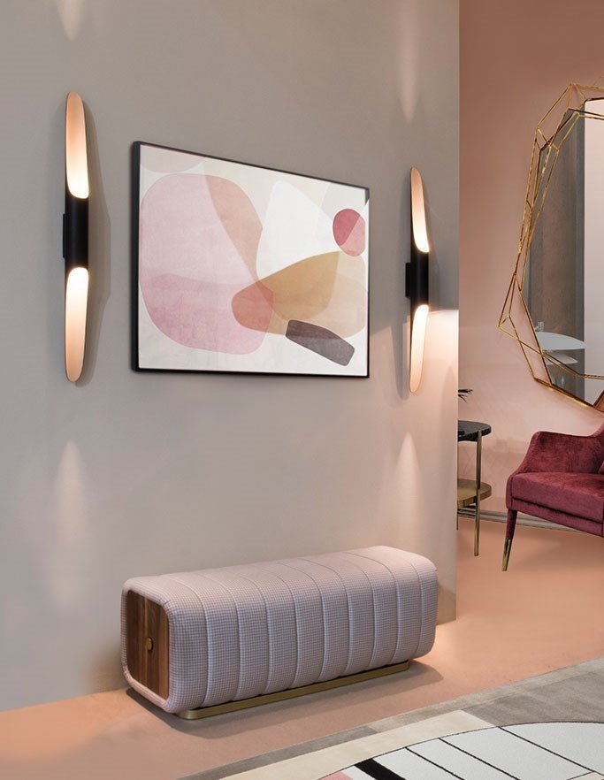 Ciririella lampada da parete moderna minimalista Art