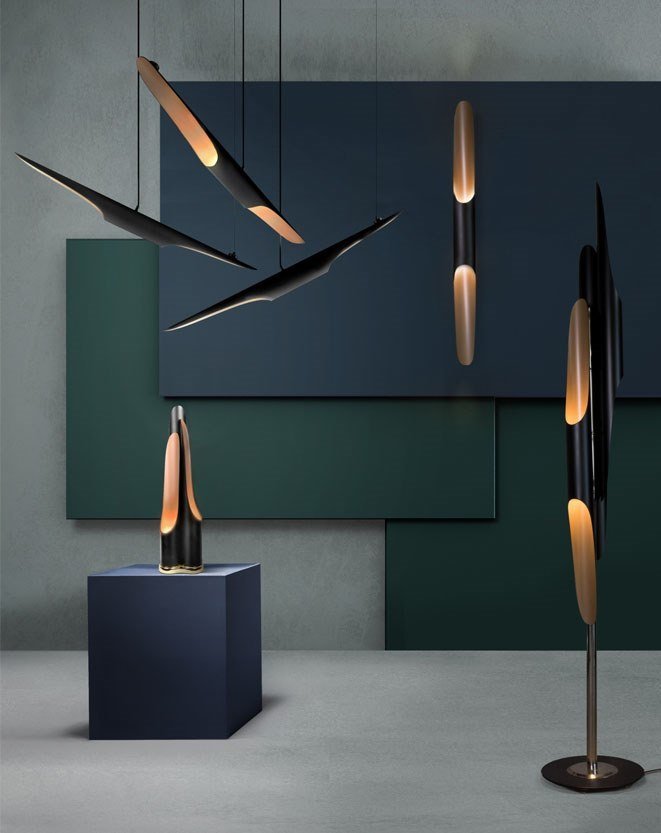 Ciririella lampada da parete moderna minimalista Art
