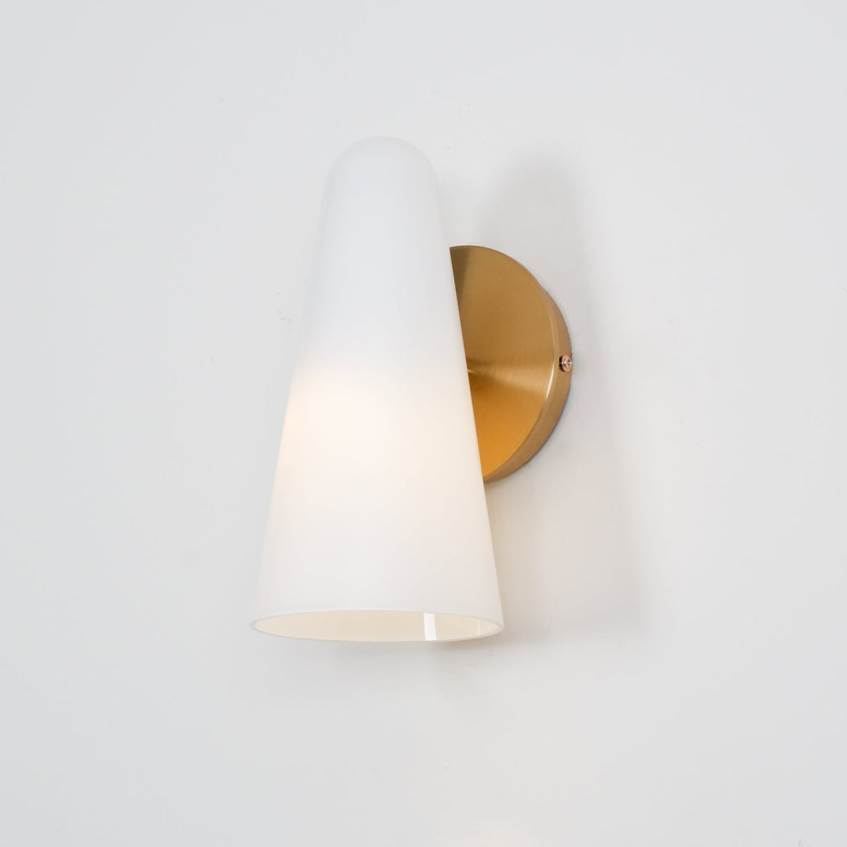 Yoke lampada da parete in vetro