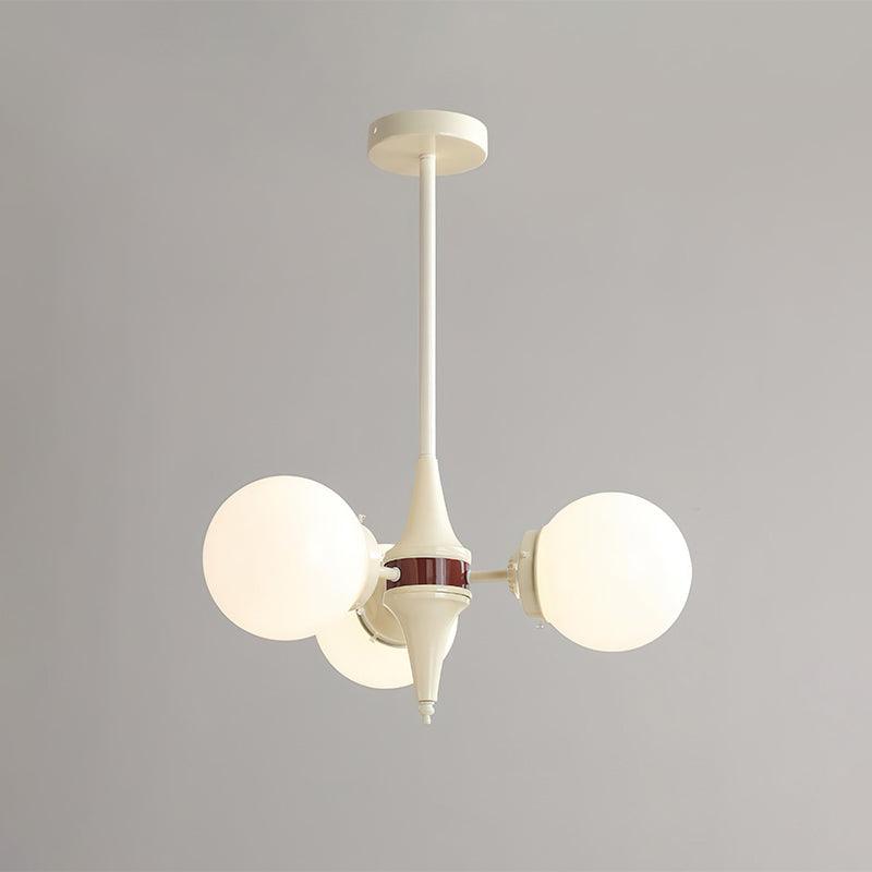 Elauian lampadario sfera Crema moderno