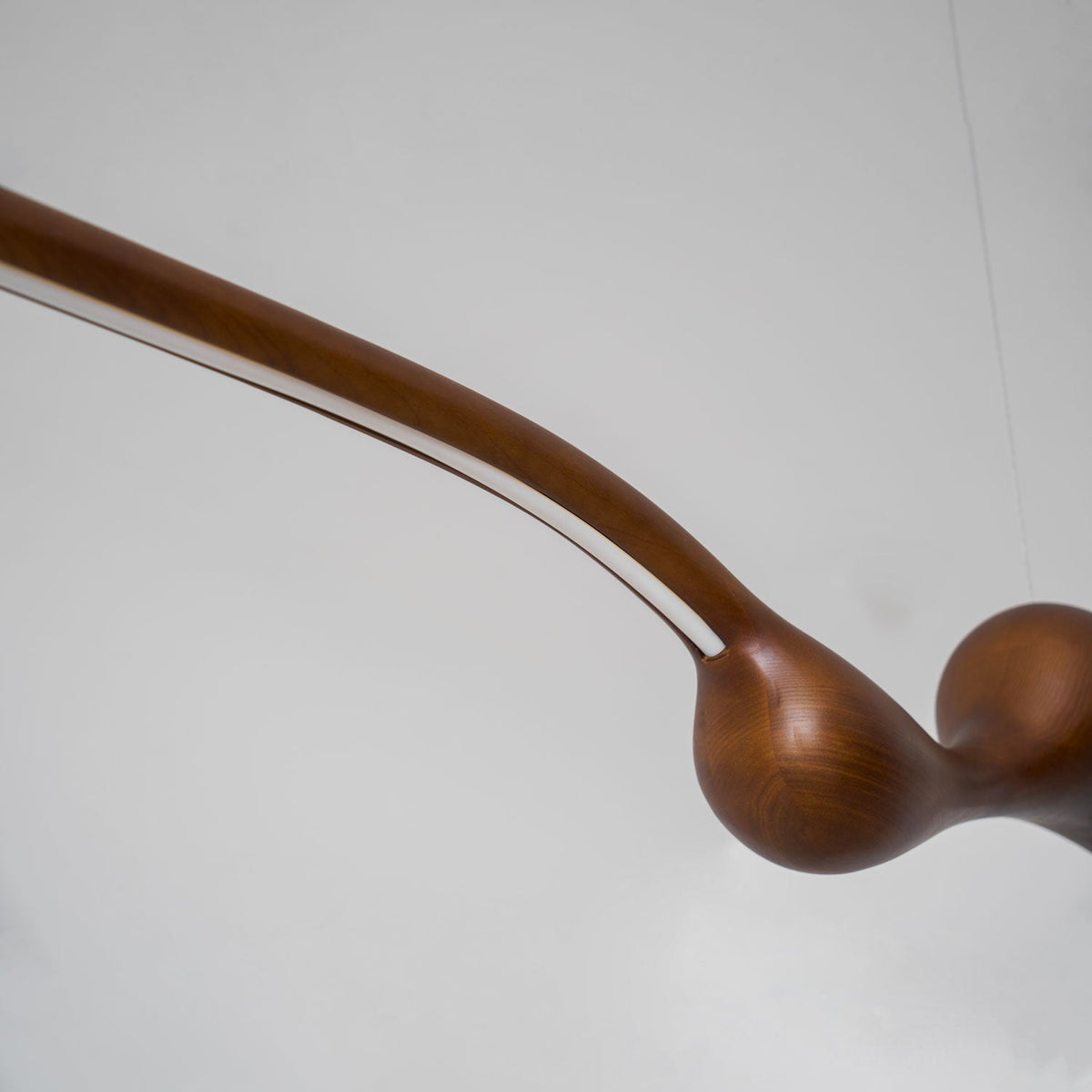 Alenor lampada a sospensione Retro in legno