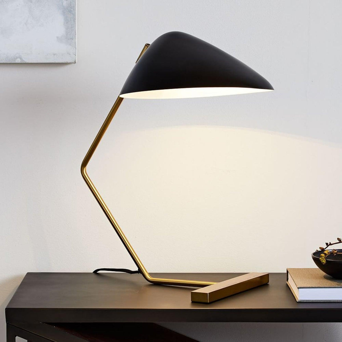 Velaice lampada da tavolo di metà secolo