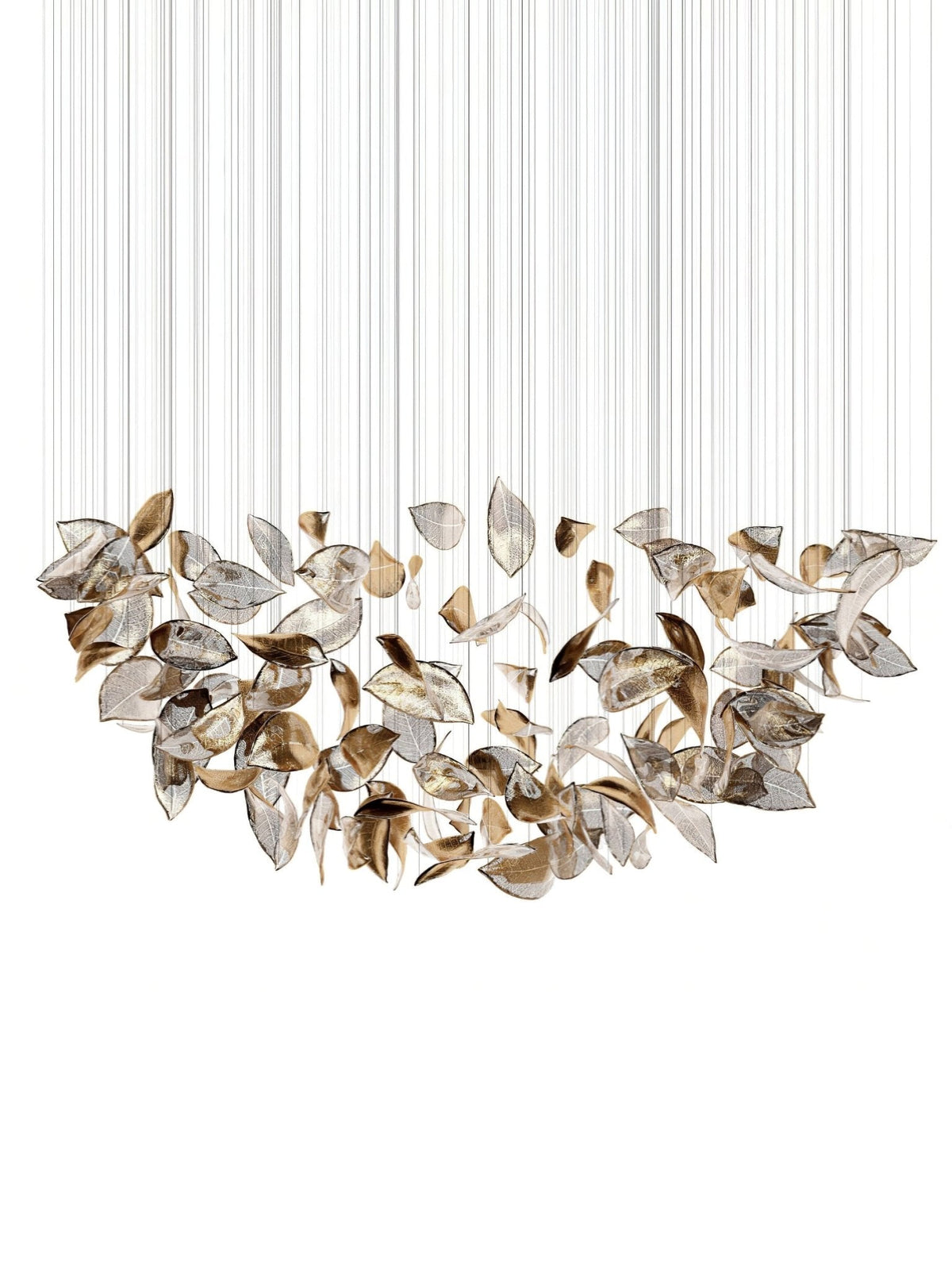 Darien Iridescent Leaf lampada a sospensione