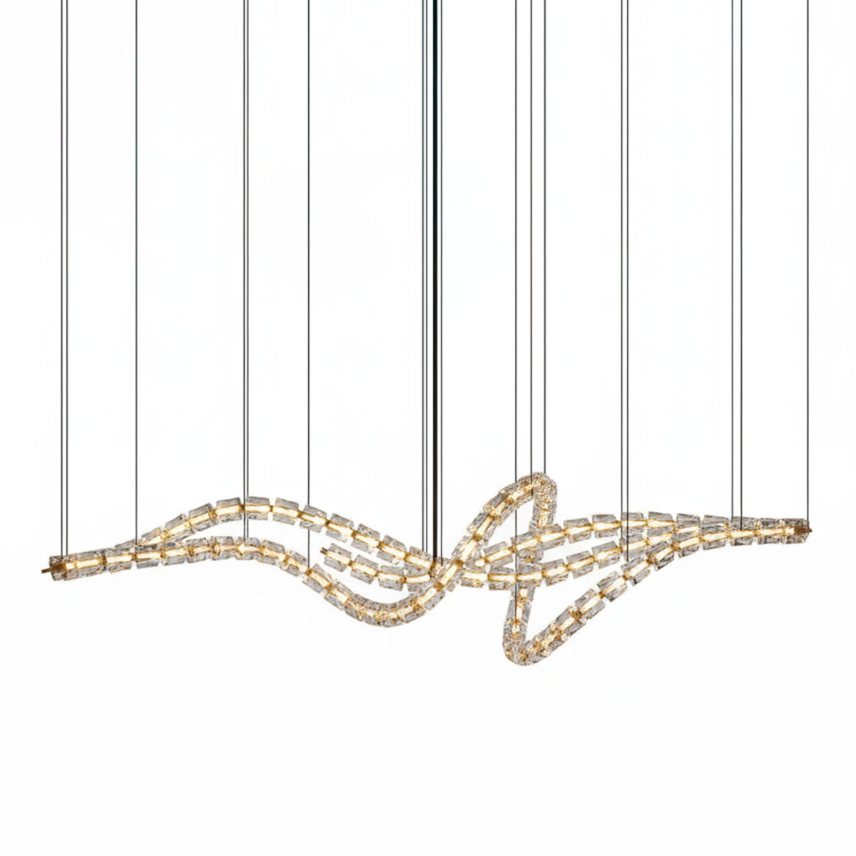 Nexus Oro lampadario in cristallo - 元字段测试