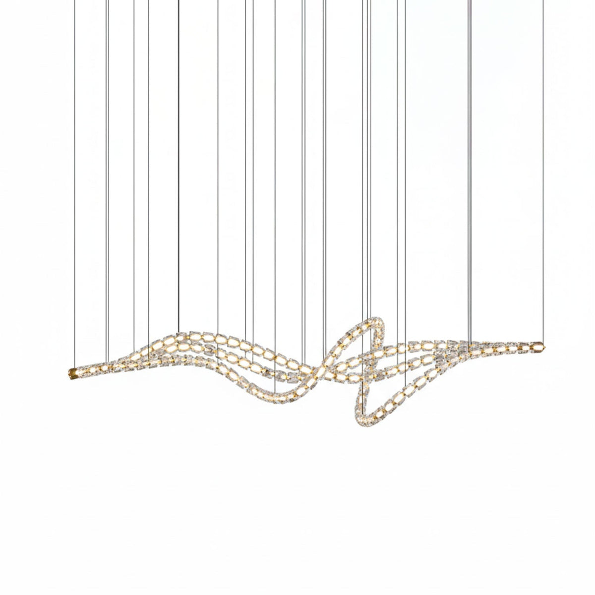 Nexus Oro lampadario in cristallo - 元字段测试