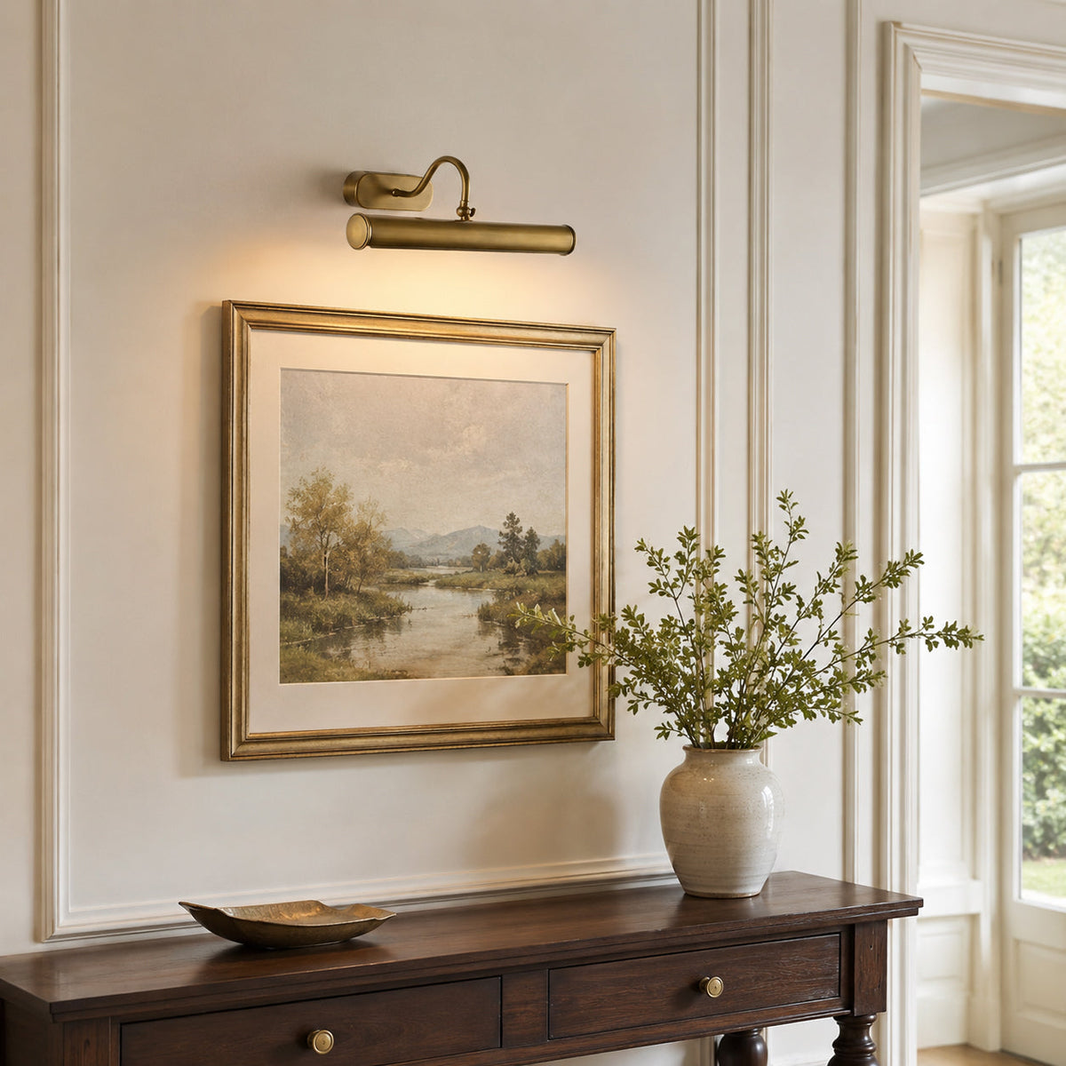 Ainsworth ottone lampada da parete