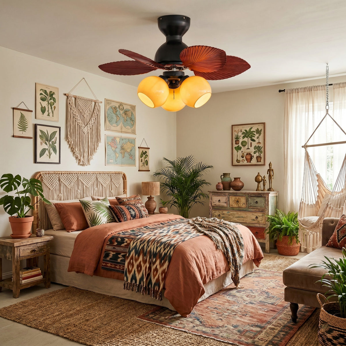 Ambrose ventilatore da soffitto con luce