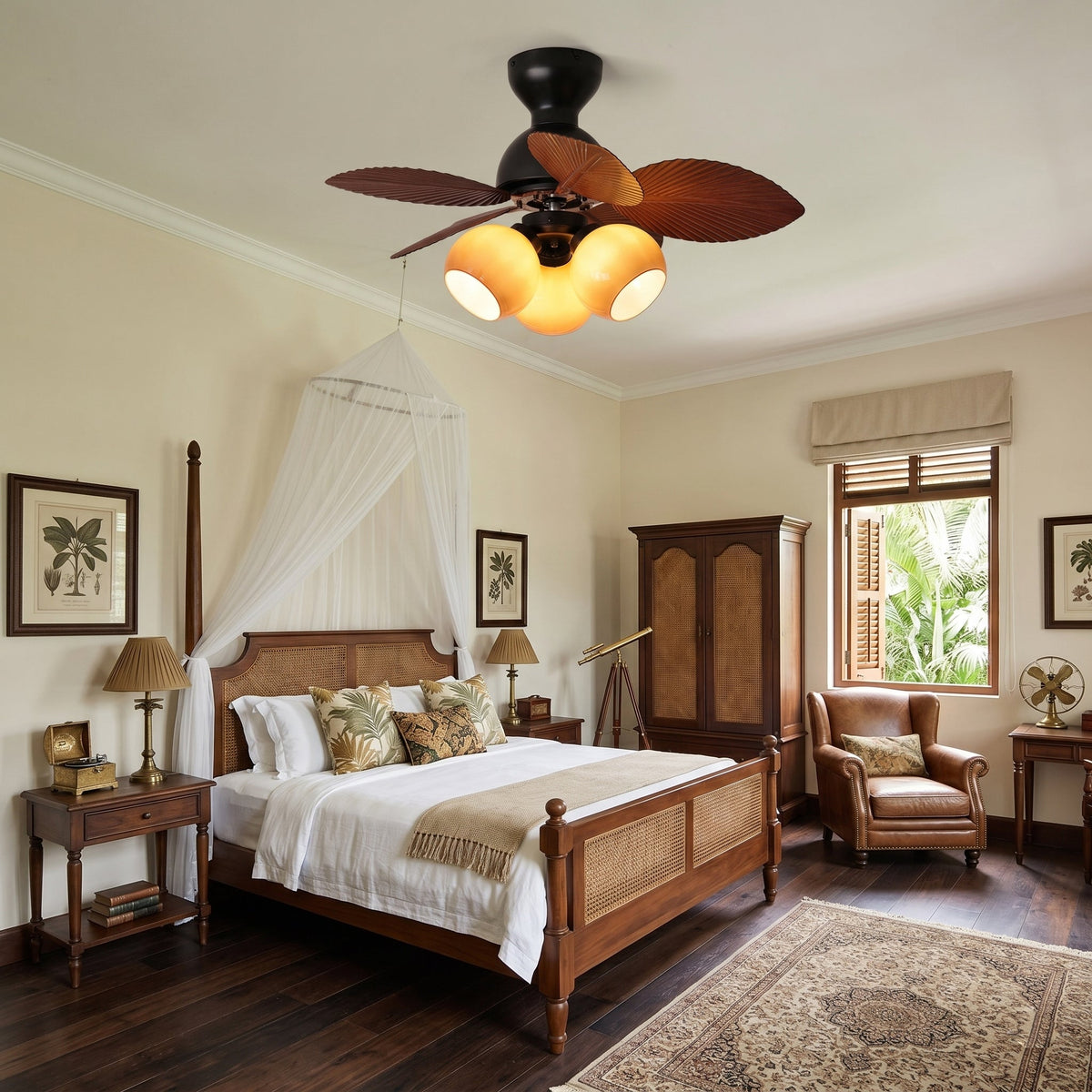 Ambrose ventilatore da soffitto con luce