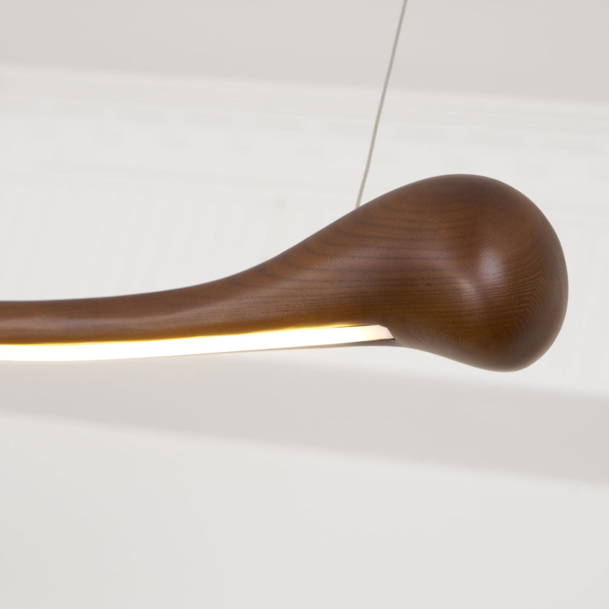 Alenor lampada a sospensione Retro in legno