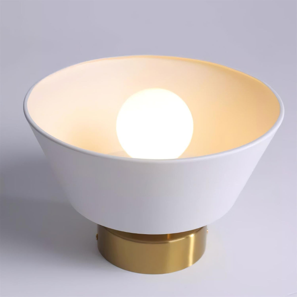 Lampada da soffitto plafoniera moderna minimalista con rosone in metallo