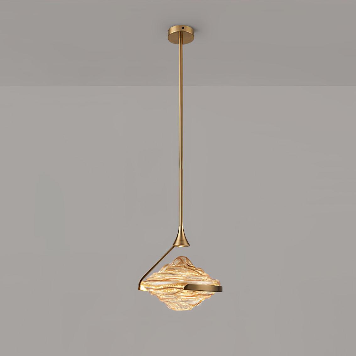 Elyarette lampada a sospensione in cristallo diamante